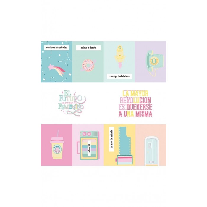 NOSOTRAS Kit de Recortables 12"x12"