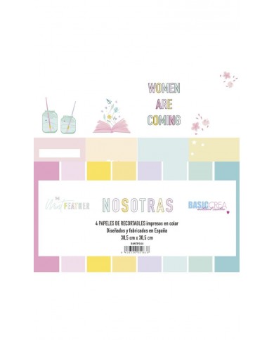 NOSOTRAS Kit de Recortables 12"x12"