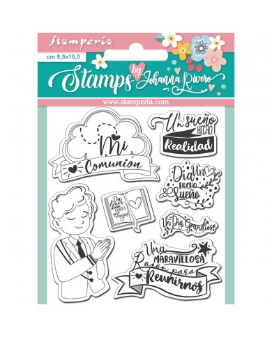Sello grande Mi Primera Ilusión: Comunión Niño