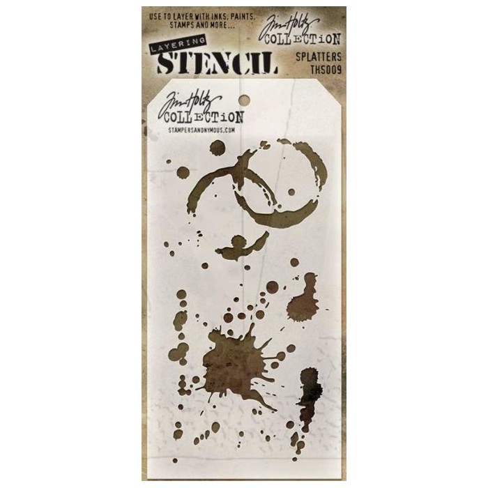 TIM HOLTZ STENCIL THS009