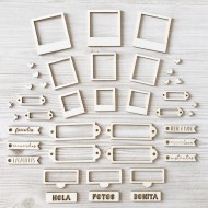 Set de maderitas etiquetas GigietMoi 100687