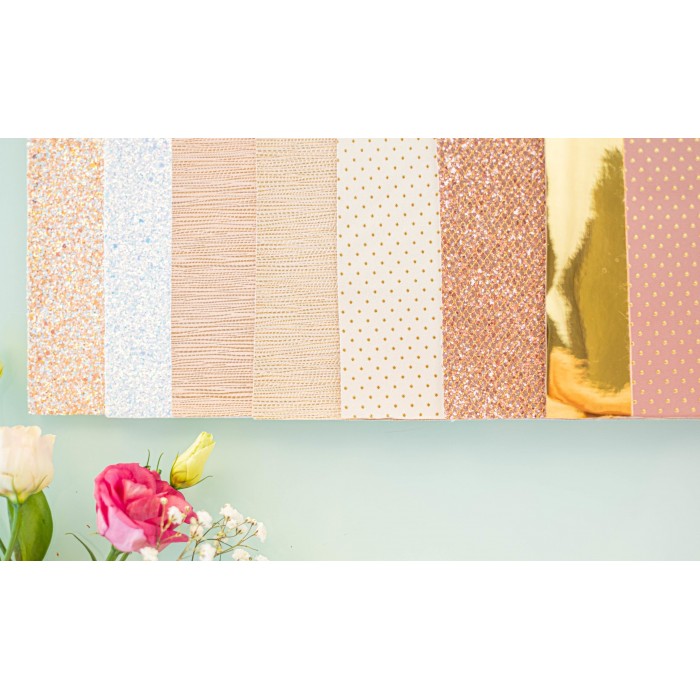Ecopiel  Johanna Rivero LINEAS ORO ROSA