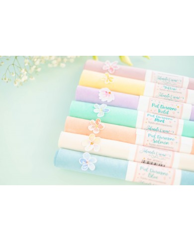 PIEL DURAZNO, 30 X 50 Cm Verde Mint (Johanna Rivero)