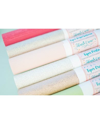 PAPEL TEPER, “Textura BLANCO PERLA” (Johanna Rivero)