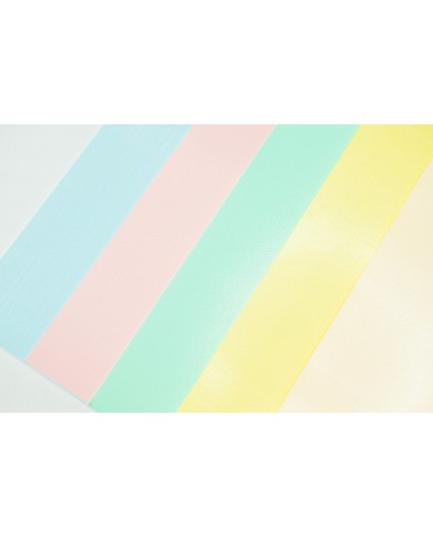 5 Cartulinas BRILLOS Satinado TEJIDO LINEAS- PACK Pasteles (Johanna Rivero)