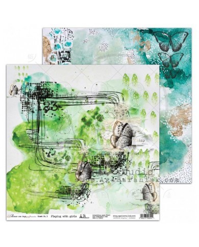 Papeles 8 doble faz mas 1 hoja de recortables "Love on Top" by Mimamolina & ABstudios