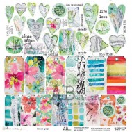 Papeles 8 doble faz mas 1 hoja de recortables "Love on Top" by Mimamolina & ABstudios