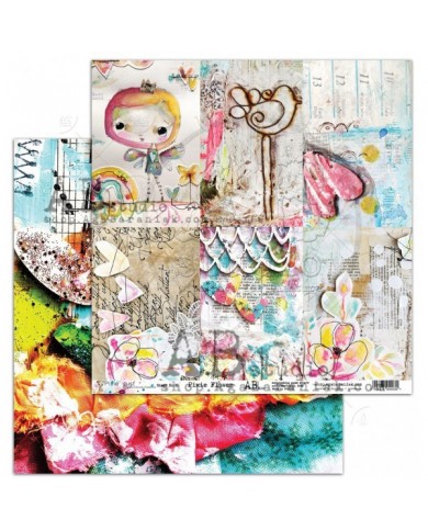 Bloc de Papeles 7 a doble faz Pixie Dust by TandiArt & ABstudios