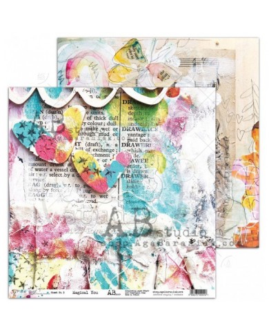 Bloc de Papeles 7 a doble faz Pixie Dust by TandiArt & ABstudios