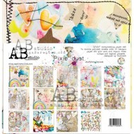 Bloc de Papeles 7 a doble faz Pixie Dust by TandiArt & ABstudios