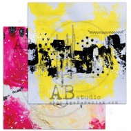 Bloc de Papeles, 8 hojas doble faz + una hoja de tags "May day" ABstudio