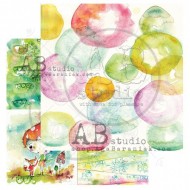 Bloc de Papeles 7 hojas doble faz "Magic whispers of fairytales" ABstudio