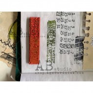 Rubber Stamp ID-744 "washi tape"