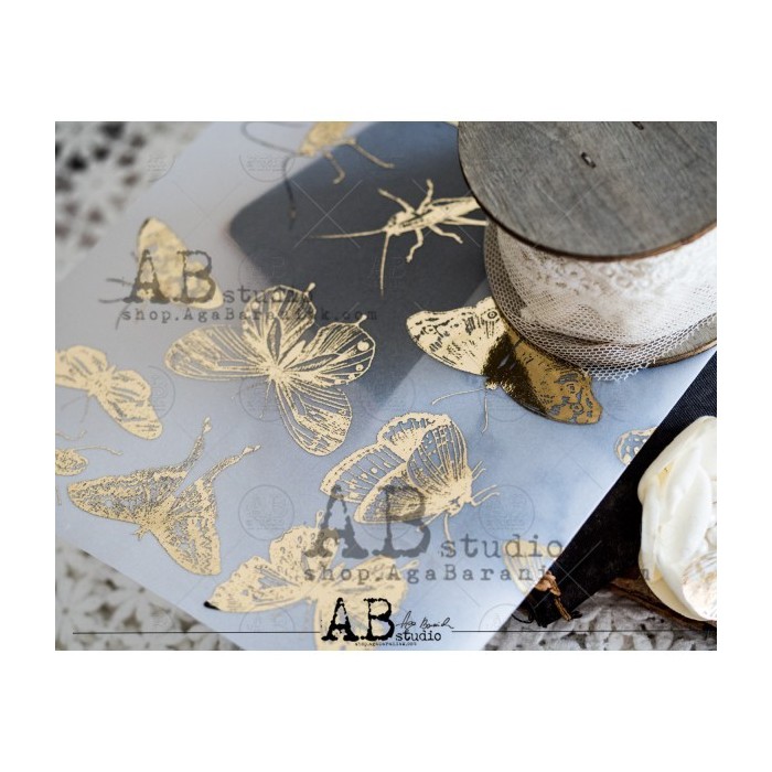 Gold vellum Paper 0117