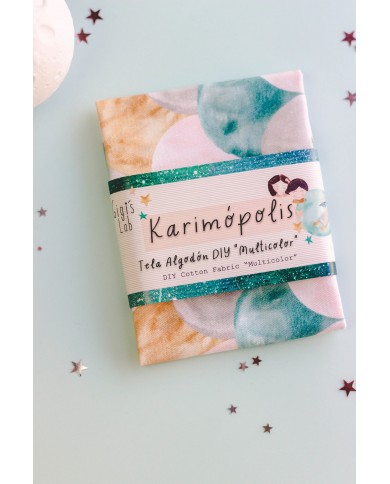 Tela Algodón DIY ” Karimópolis”- Multicolor