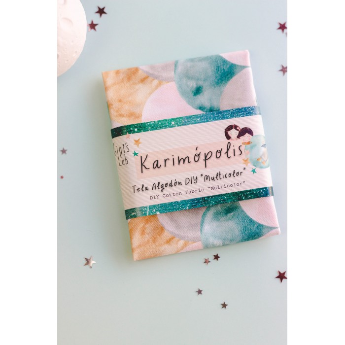 Tela Algodón DIY ” Karimópolis”- Multicolor