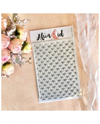 Sello fondo lazos de Alúa Cid