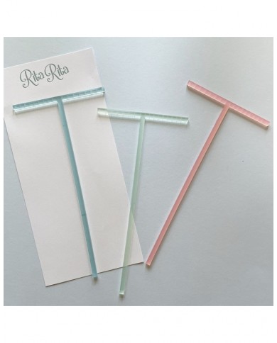 Herramienta de encuadernación T color menta escarchada