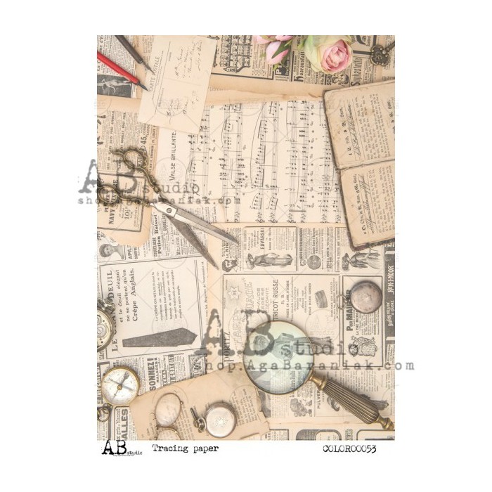 ABstudio Colored vellum paper . Nro 53