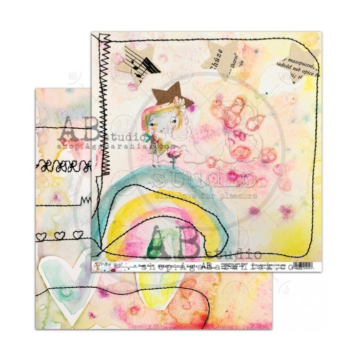 Papeles Pixie Dust by TandiArt & ABstudios 15x15