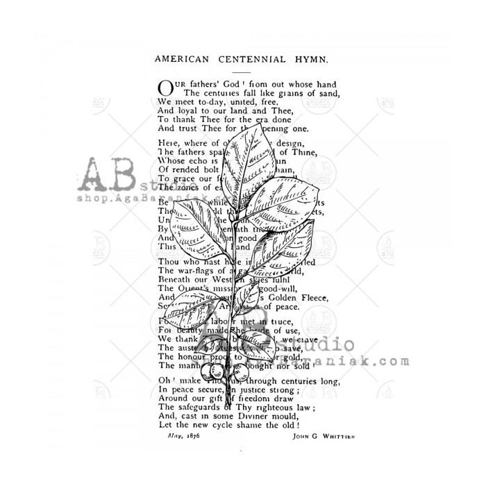 ABstudio Rubber stamp ID-1021 "background" ID1021