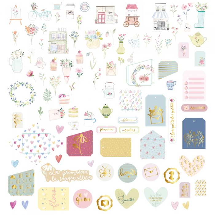 Die cuts Pétalos City