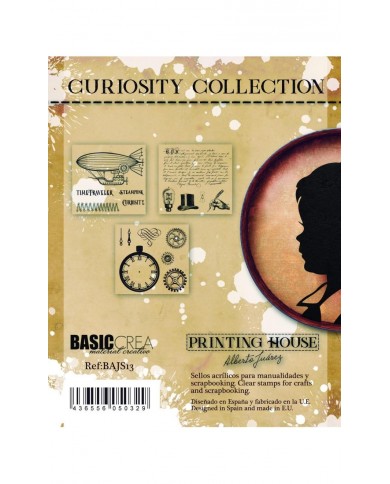 Set de Sellos  "Curiosity" Pack 17 Alberto Juárez BAJS13P
