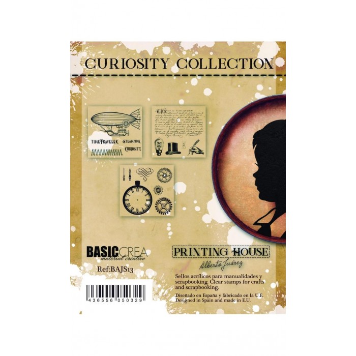 Set de Sellos  "Curiosity" Pack 17 Alberto Juárez BAJS13P