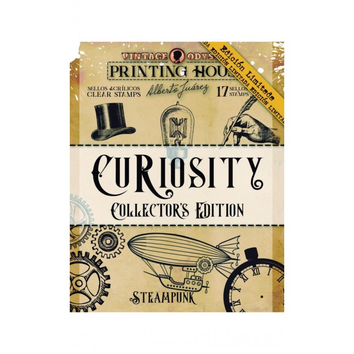 Set de Sellos  "Curiosity" Pack 17 Alberto Juárez BAJS13P