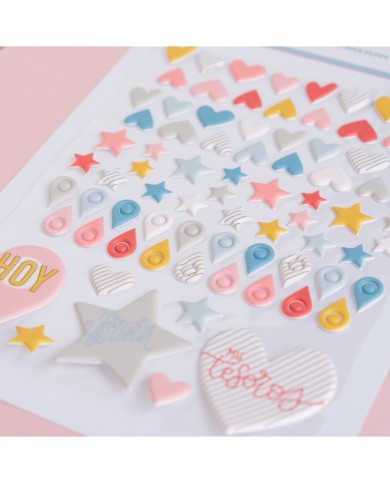 MY STORY PEGATINAS PUFFY BASICAS - KIMIDORI COLORS