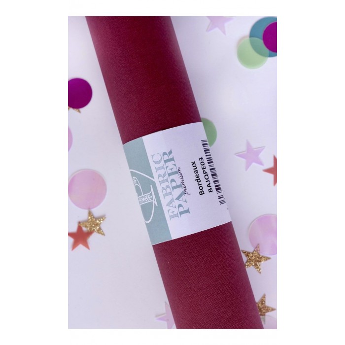 Papel especial para encuadernación con Textura BORDEAUX BAJQP03 Fabric Paper