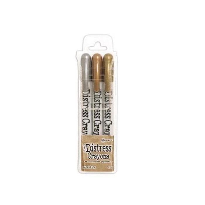 Distress crayon - 3 Pc  Metalizados