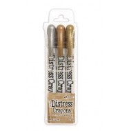 Distress crayon - 3 Pc  Metalizados