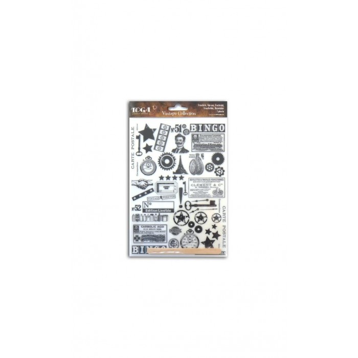 Transferibles negro Vintage TOGA
