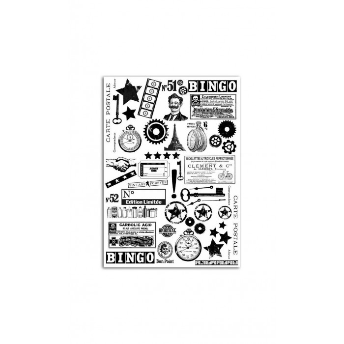 Transferibles negro Vintage TOGA