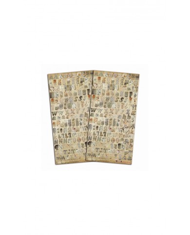 2 hojas pegatinas alfabeto periodico TOGA