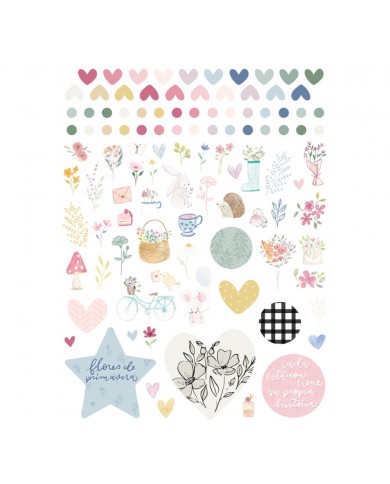 Pegatinas Puffy Pétalos