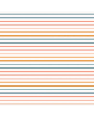 Tela de encuadernar Wilma Moon Rayas de colores