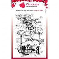 SELLO EPHEMERA BACKGROUND - CLEAR STAMP FRS832