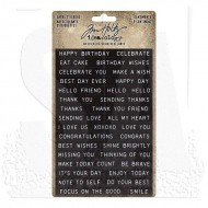 Tim Holtz Idea-ology: Label Sticker Sentiments TH94121