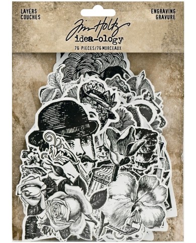 Tim Holtz Idea-ology Layers: Engraving TH94125