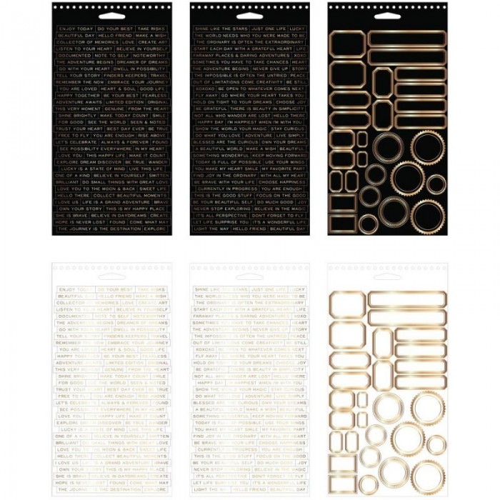 Tim Holtz Idea-ology: Metallic Sticker Book TH94134