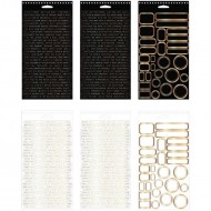 Tim Holtz Idea-ology: Metallic Sticker Book TH94134