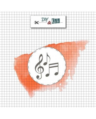 Cabezal para sello de lacre DIY and Cie - Nota musical
