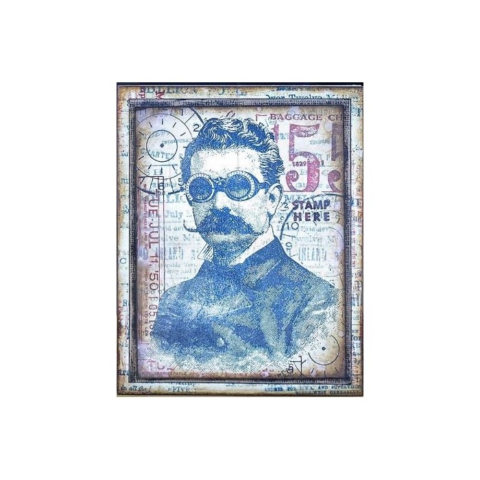 Tim Holtz  Cling Mount Stamps - The Professor 2 CMS395