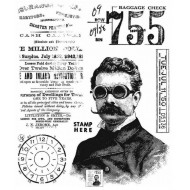 Tim Holtz  Cling Mount Stamps - The Professor 2 CMS395