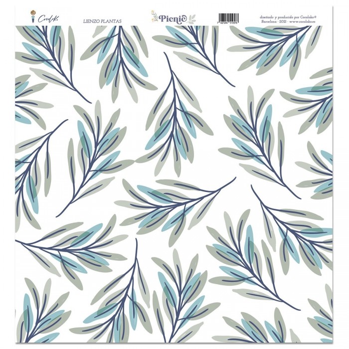 Lienzo Plants 12"x12" Picnic Cocoloko