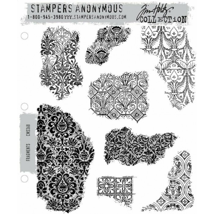 Tim Holtz  Cling Mount Stamps - Fragments CMS368