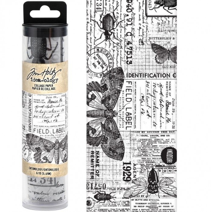 COLLAGE PAPER ENTOMOLOGY Tim Holtz TH94120