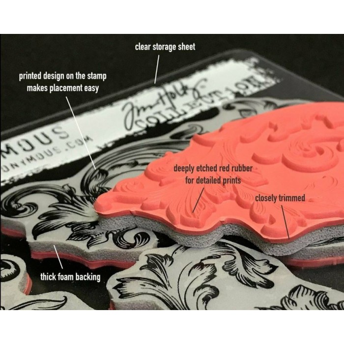 Tim Holtz  Cling Mount Stamps - Fragments CMS368
